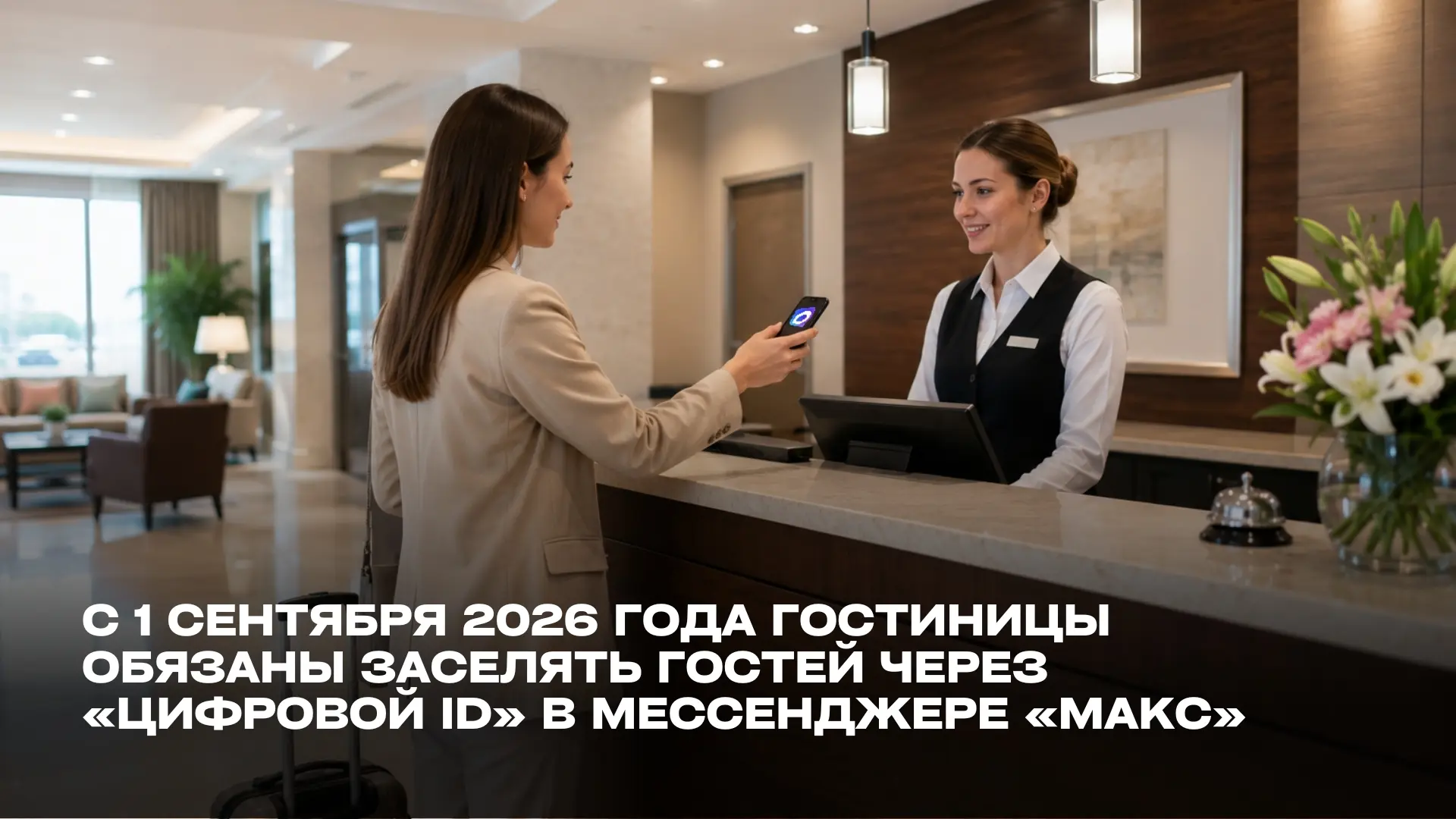 Новое правило для гостиниц с 1 сентября

С 1 сентября 2026 года гостиницы с номерным фондом более 50