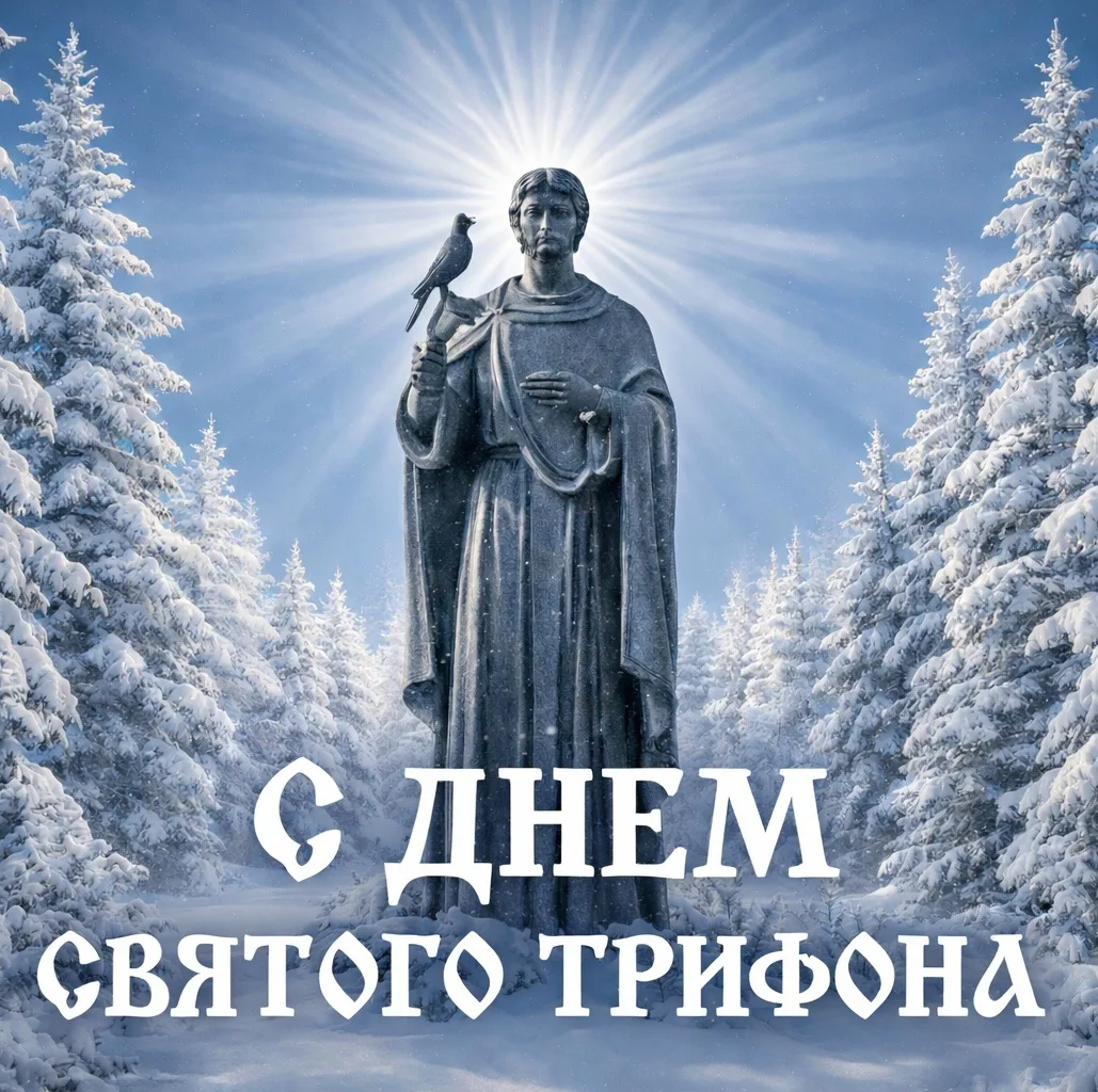 🕊 14 февраля - День святого Трифона. Его считают покровителем охотников и рыболовов, защитником от 