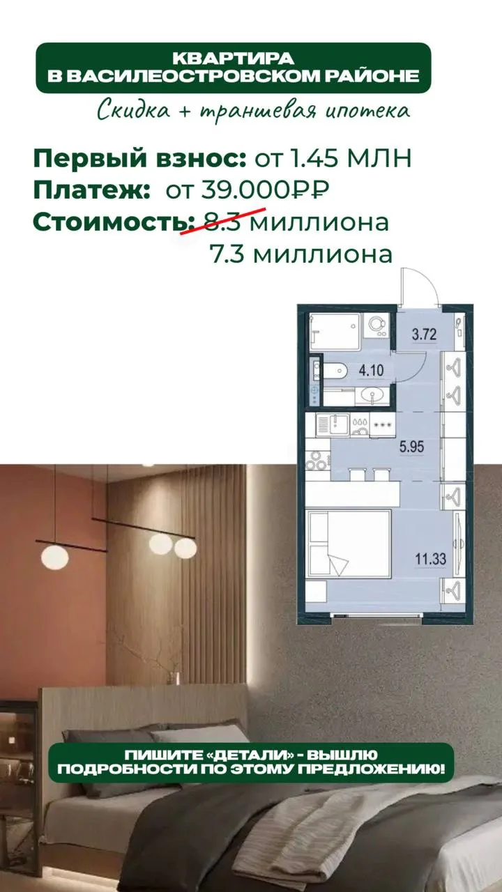 Побывала в готовом проекте любимого застройщика.