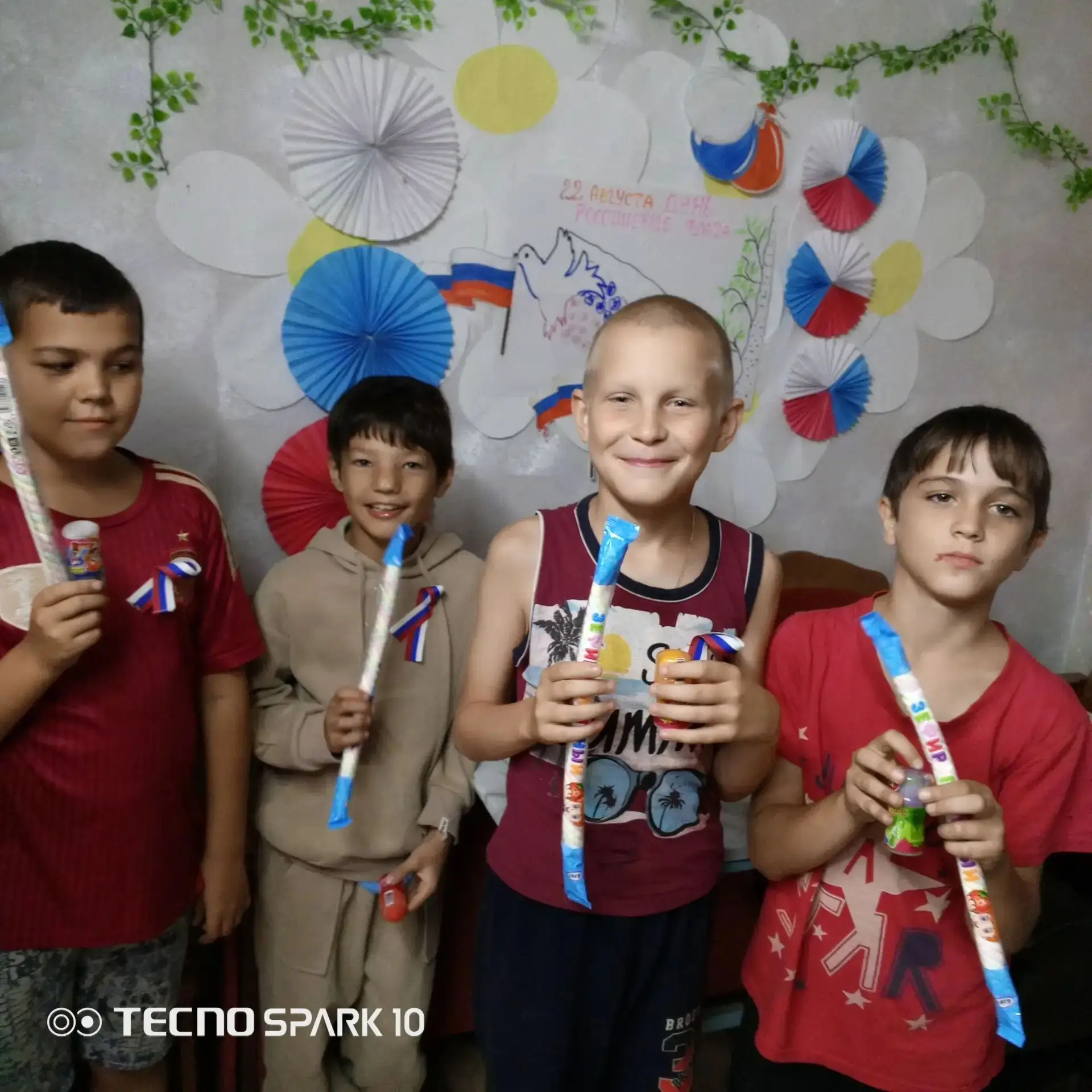 В СК д. Новолебедевка, в ДЕНЬ ГОСУДАРСТВЕННОГО ФЛАГА РОССИИ, 🇷🇺 организовали велопроб...