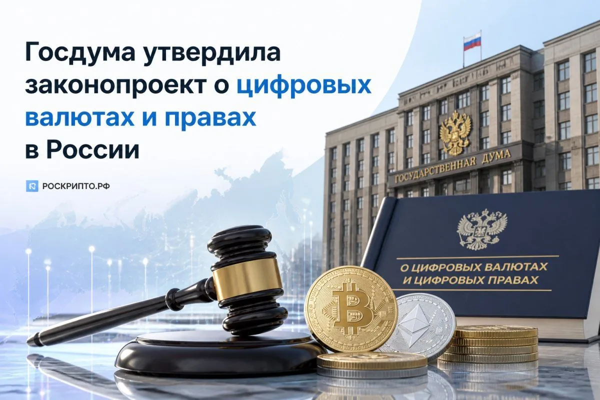 Госдума приняла закон о регулировании криптовалют — он вступит в силу 1 сентября. Их пр...