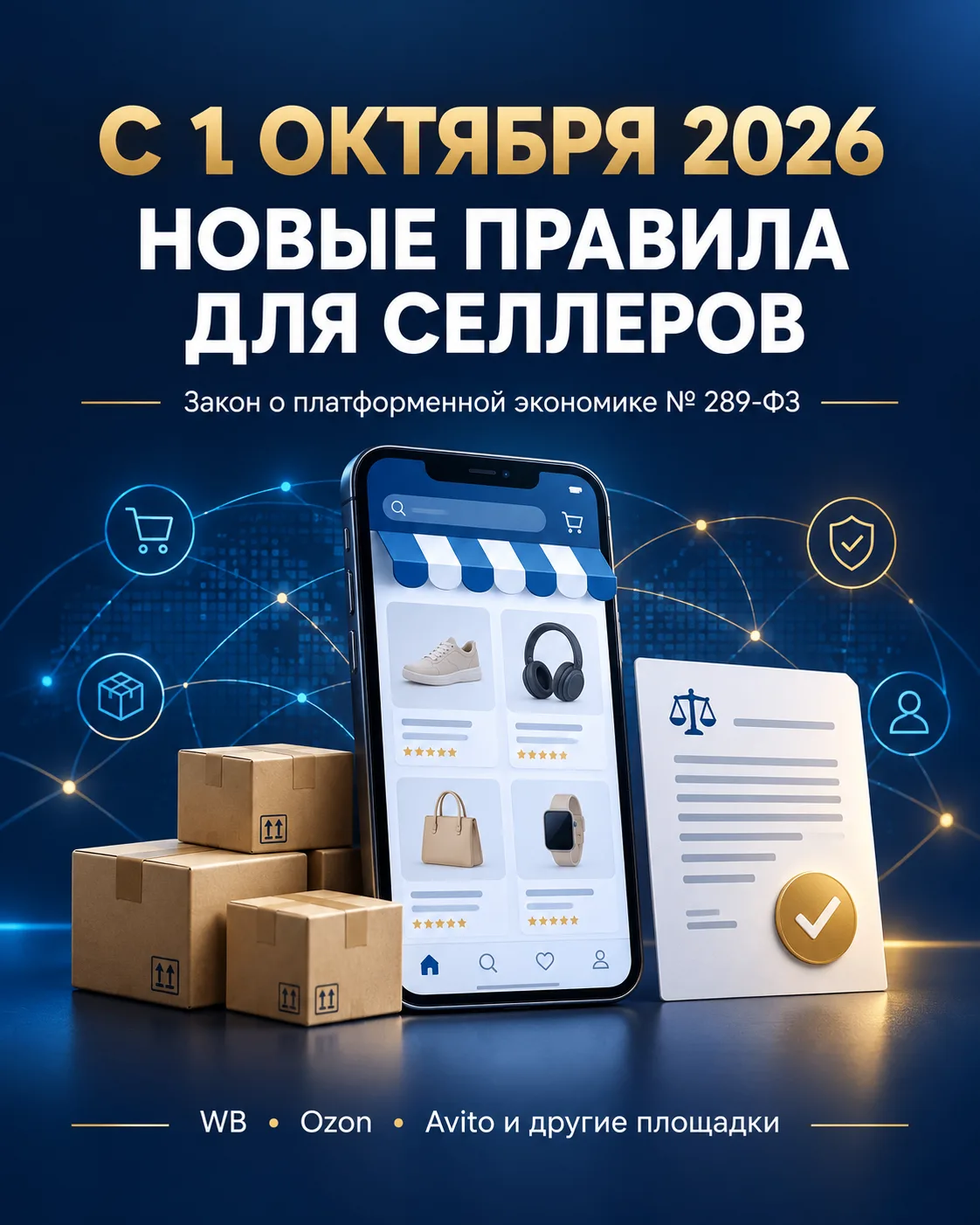 С 1 октября для продавцов на маркетплейсах начинают действовать новые правила: вступает...