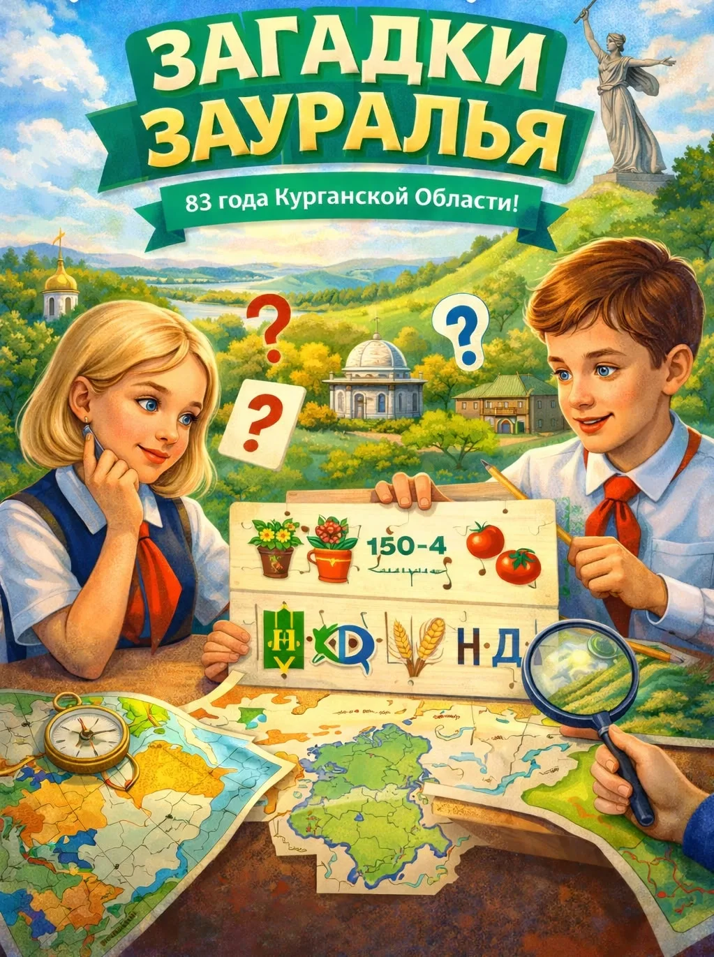 ЗАГАДКИ ЗАУРАЛЬЯ

🎊6 февраля отмечается 83-я годовщина образования Курганской области. В честь этог