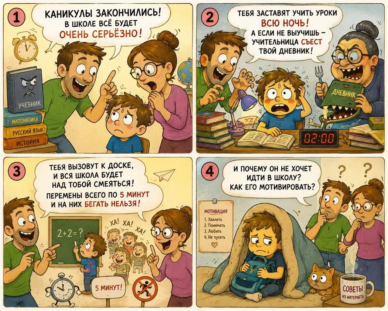Родителям запретили пугать школьников школой

Психологи советуют не запугивать школьников фразами пр