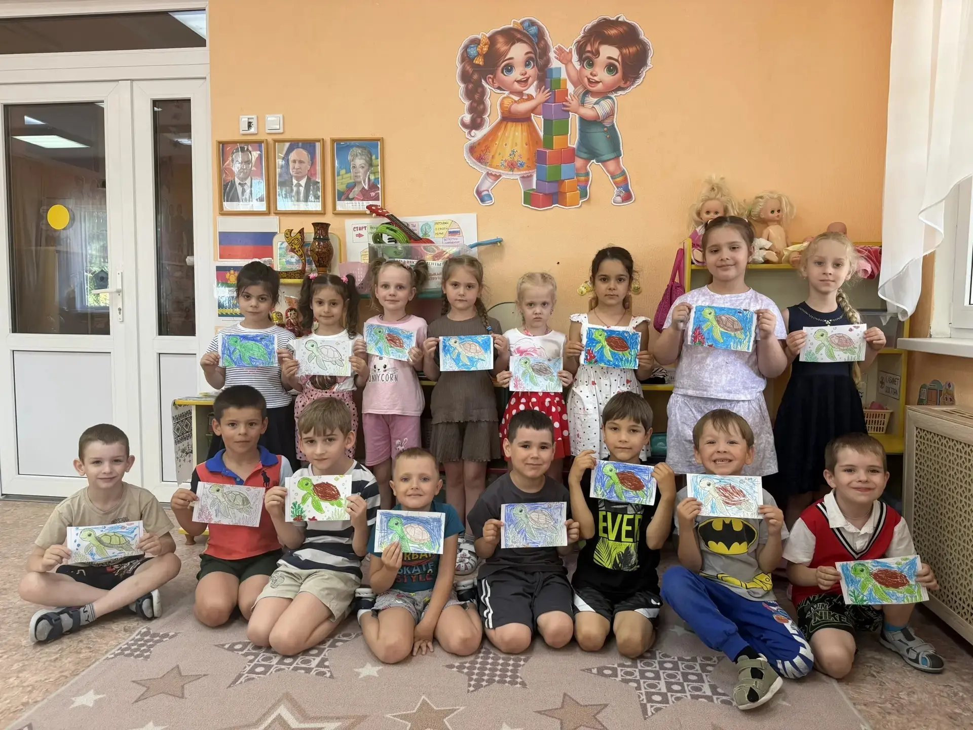 🐢 Путешествие в мир морских черепах!

16 июня, в старшей группе 
🌟«Звёздочка»🌟 мы посвятили занят