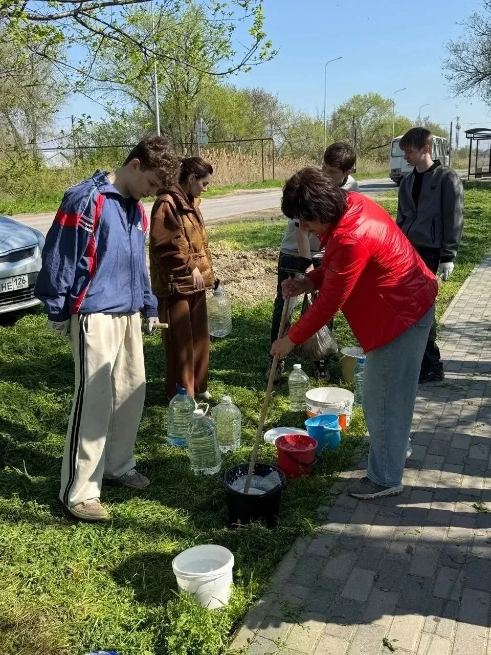 «Зелёный десант» села Прасковея  присоединился к Всероссийской неделе субботников «Мы за чистоту», п