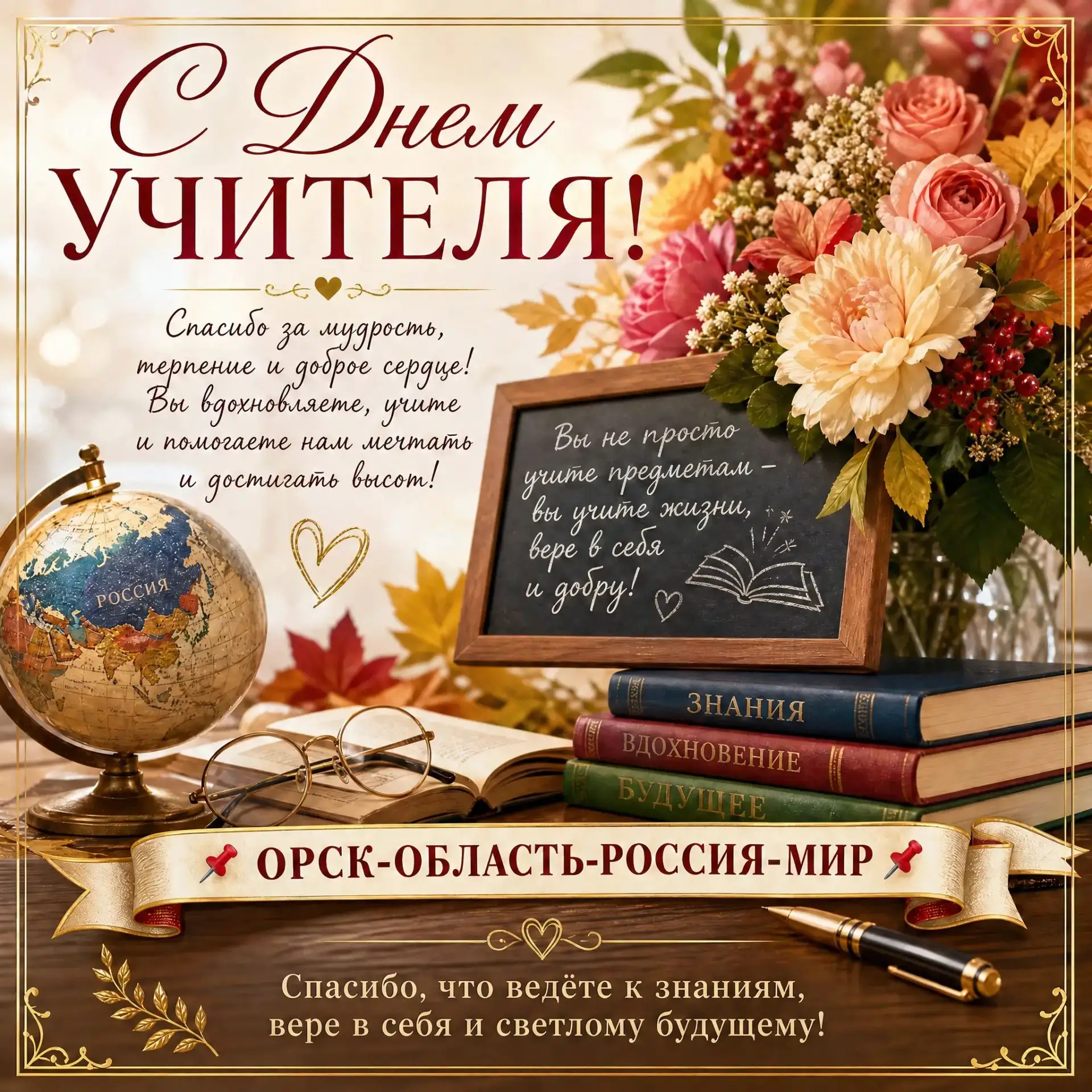 🎉 Поздравляем с Днём учителя! 🎉