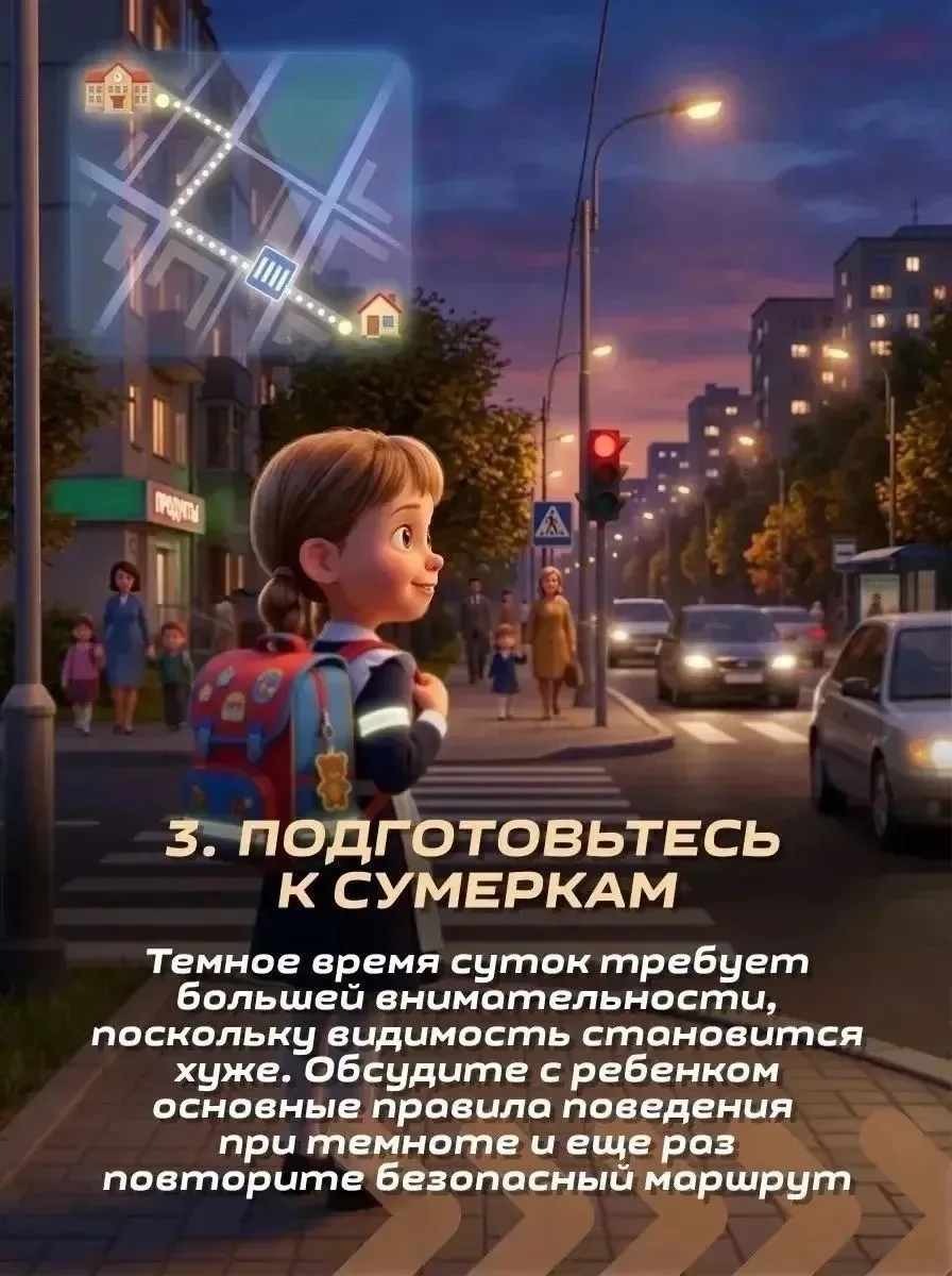🚦Госавтоинспекция рекомендует: три простых правила для безопасной дороги в школу👮‍♂️�...
