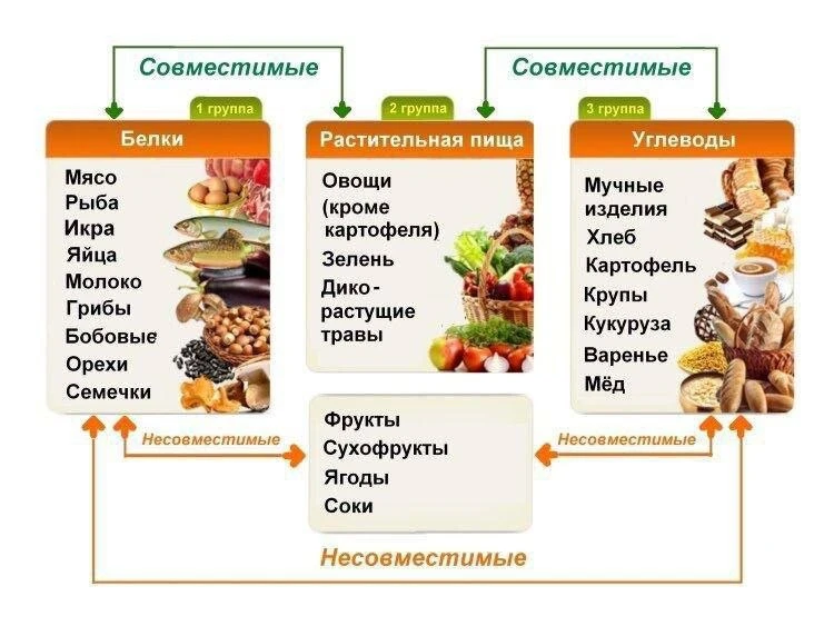 🍎 ПОЛЕЗНЫЕ ПРОДУКТЫ, КОТОРЫЕ «НЕ ДРУЖАТ» ДРУГ С ДРУГОМ. ЧАСТЬ 2