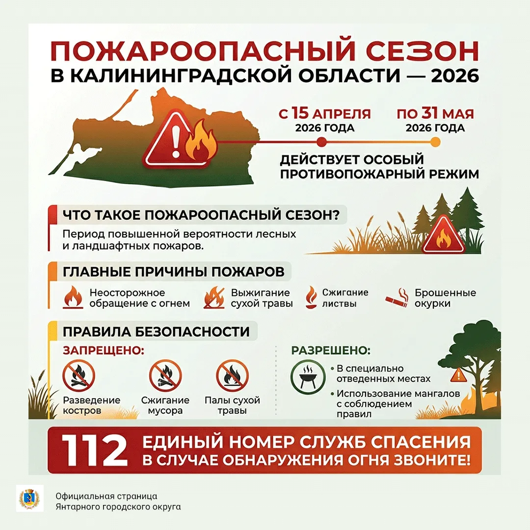 🔥 Пожароопасный сезон: что это такое и когда начинается?