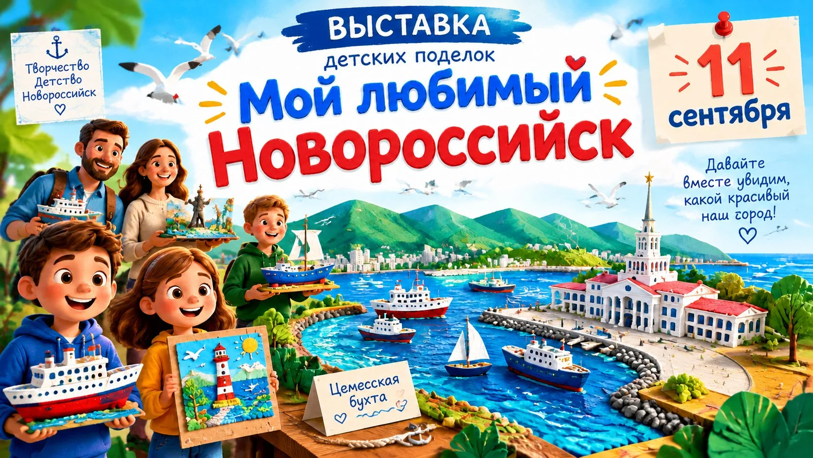 🎨 «Мой любимый Новороссийск» — выставка, которую мы создадим вместе!