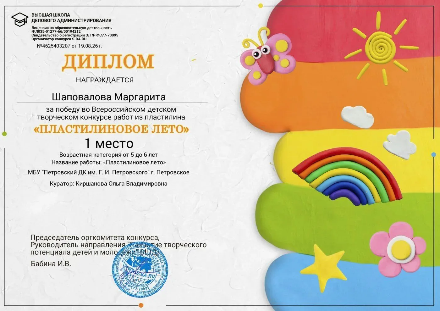 Подвел итоги Всероссийский детский конкурс работ из пластилина «Пластилиновое лето»
