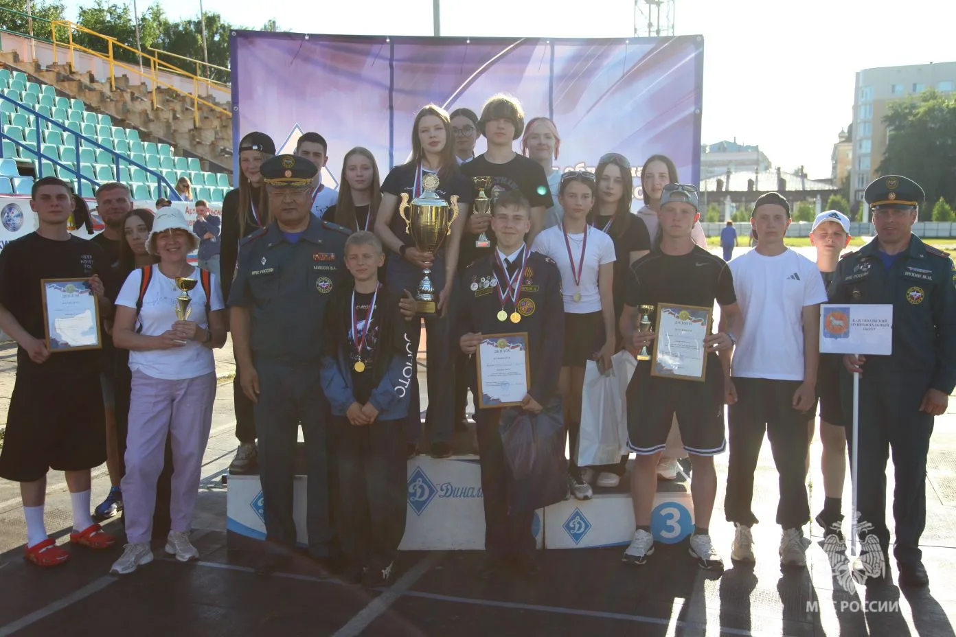 🏆 В Архангельске подведены итоги областных детских соревнований по пожарно-спасательно...