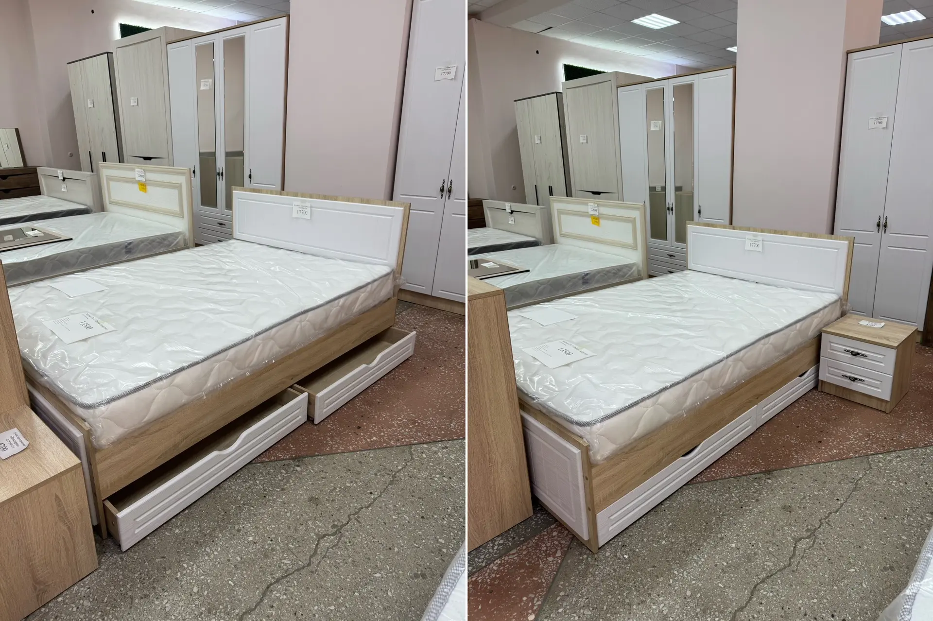 Кровать «Виктория» 1,4м, с выдвижными ящиками 17700₽