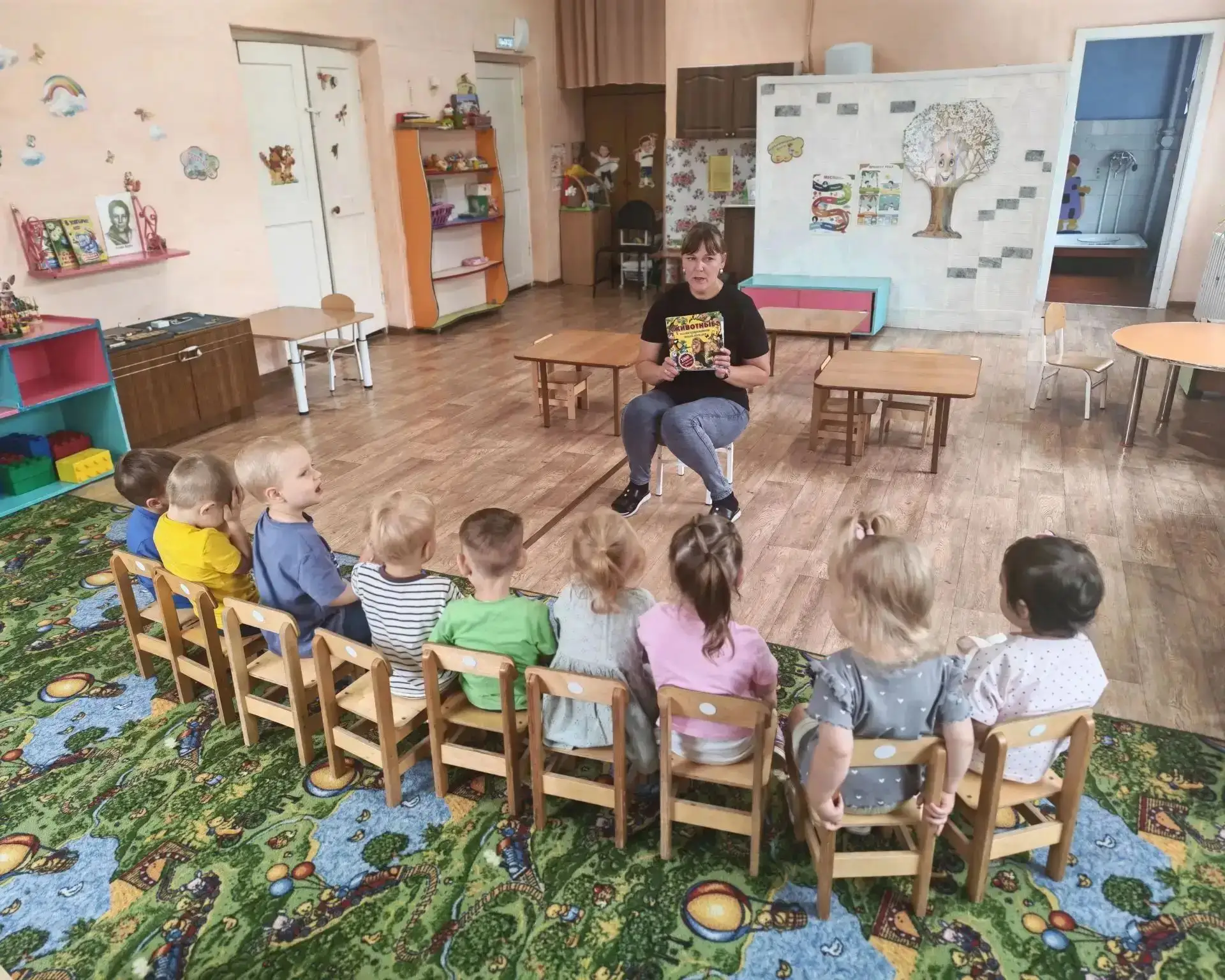 День животных 
 В детском саду прошёл тематический день посвящённый животным. 🐰🦊
Педагоги провели 