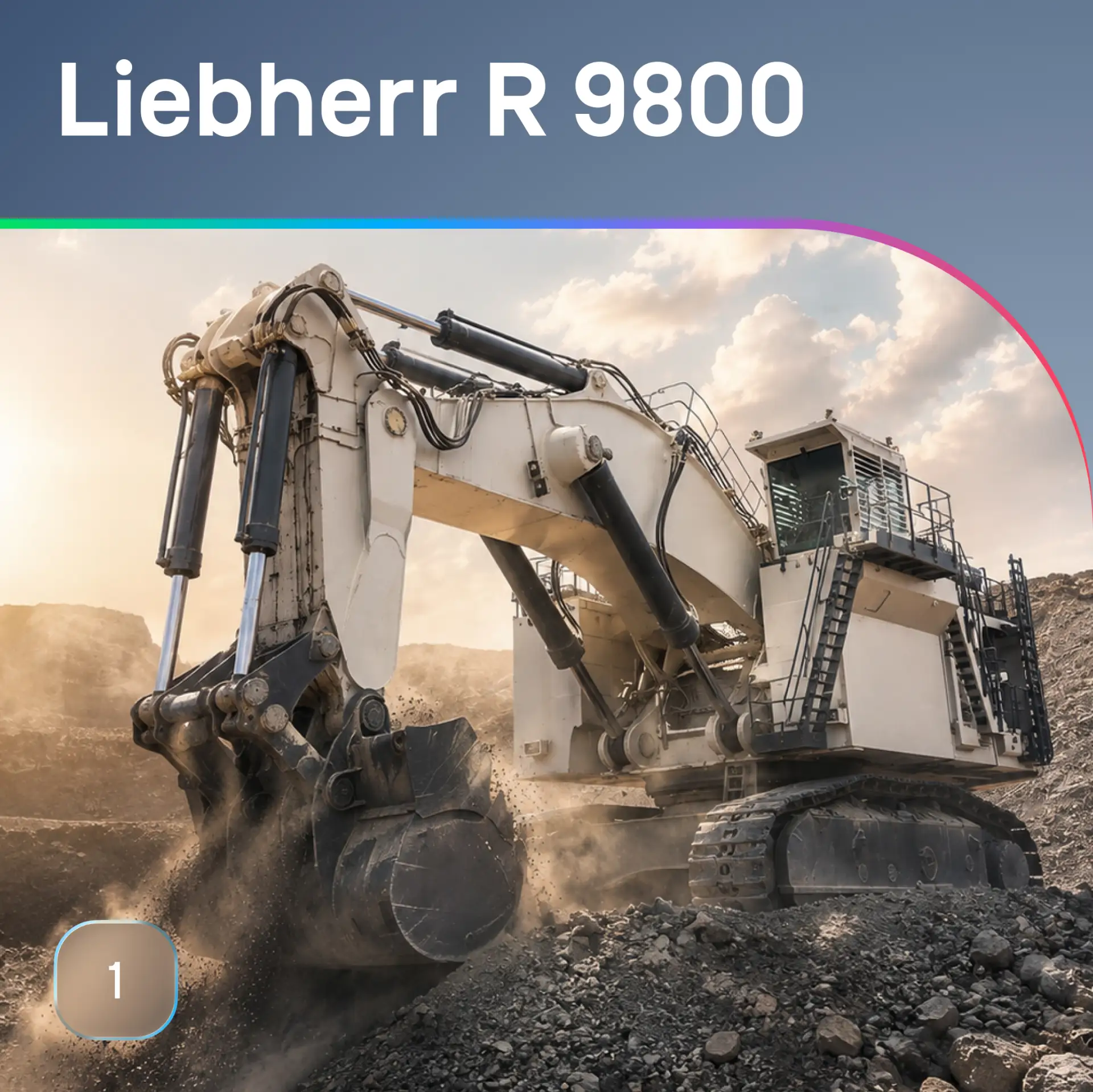 Правильный ответ — Liebherr R 9800.

Дело не в размере и не в мощности. Всё гораздо проще: Komatsu, 