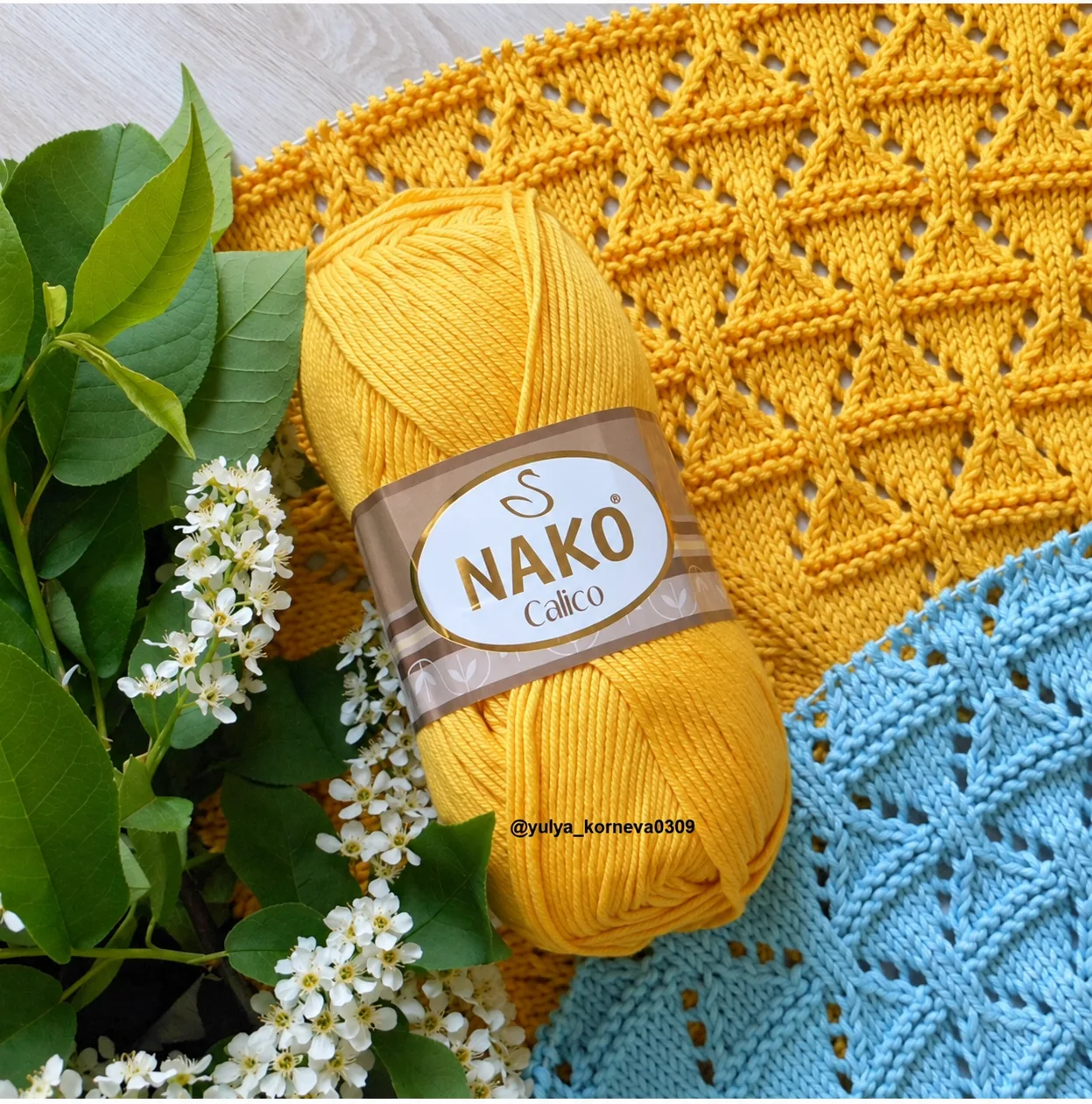 💛 Узор спицами!
