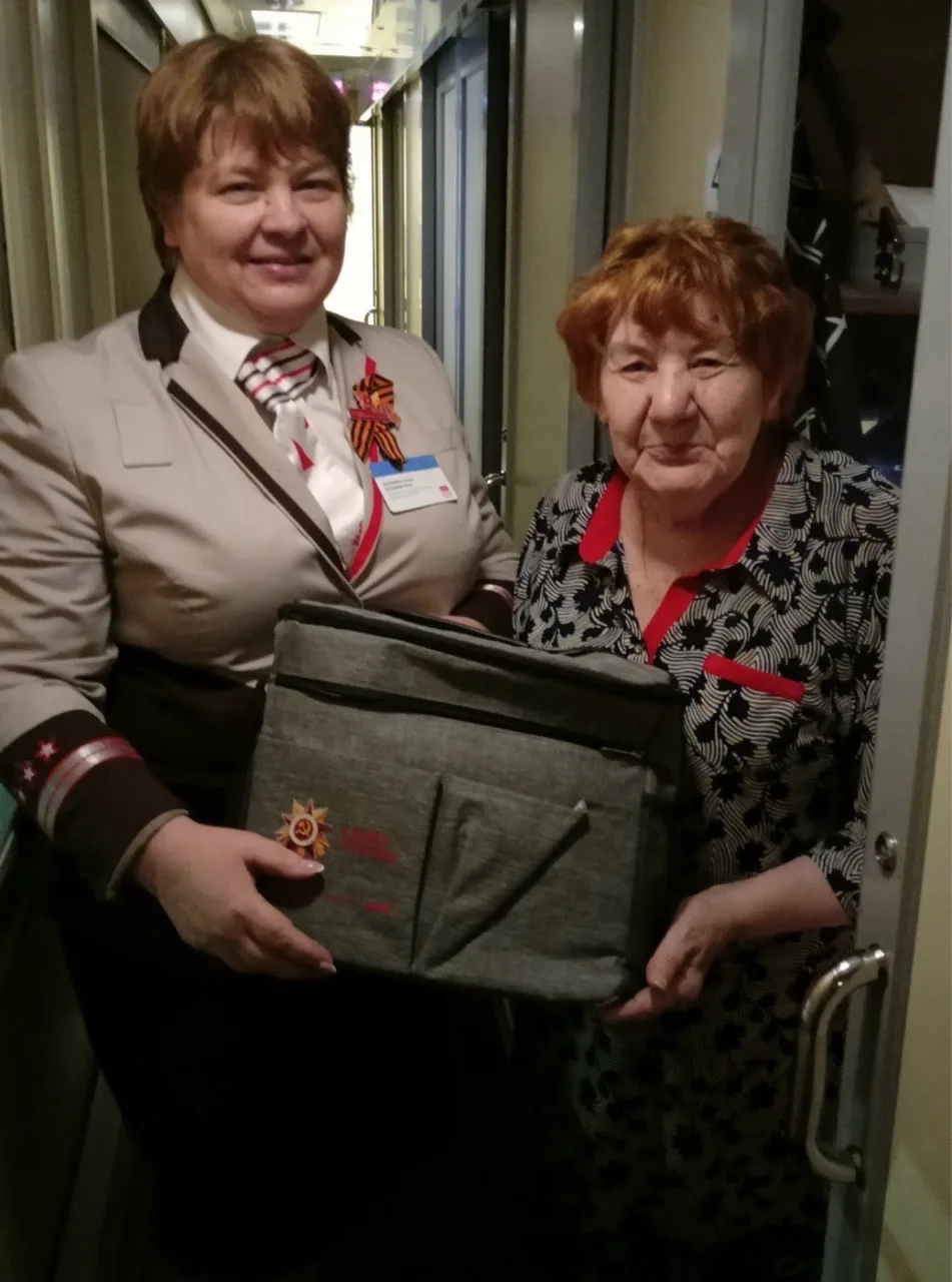 Поздравляем дорогих ветеранов с Днём Великой Победы!    В пути следования для наших главных пассажир