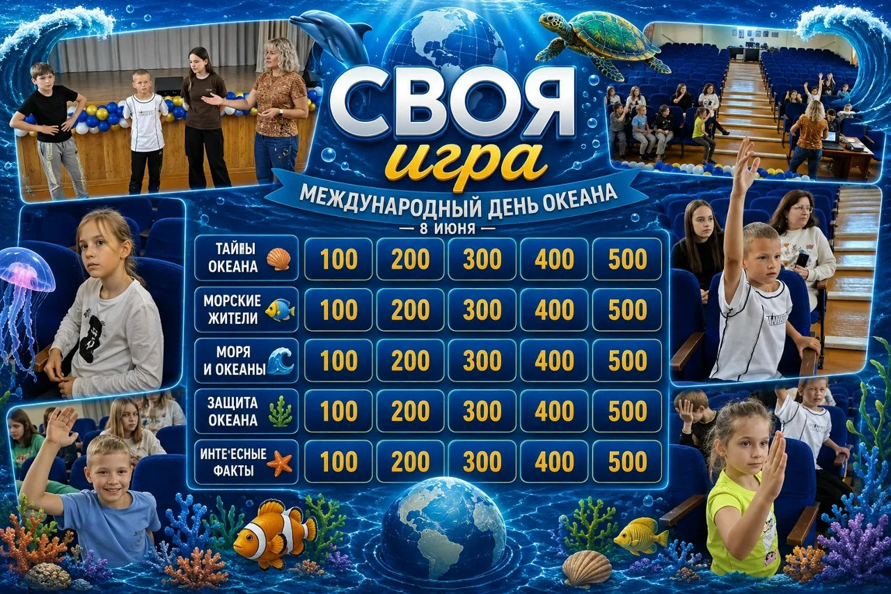 🌊🐬 День океанов в «Планете Детства»! 🐠🌎