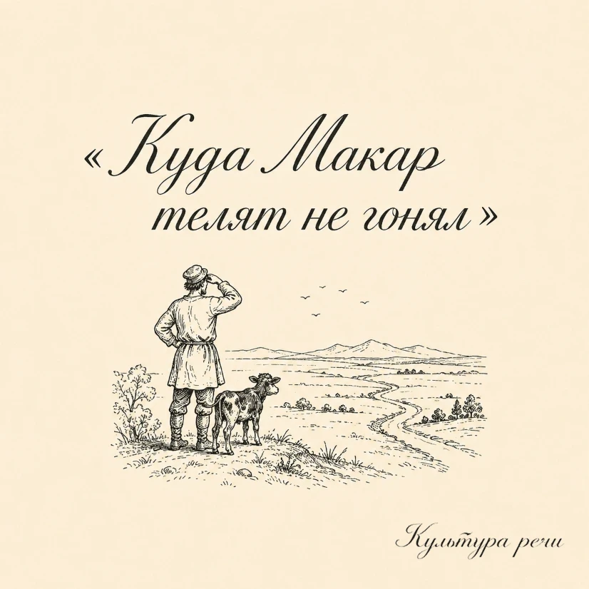 Куда Макар телят не гонял