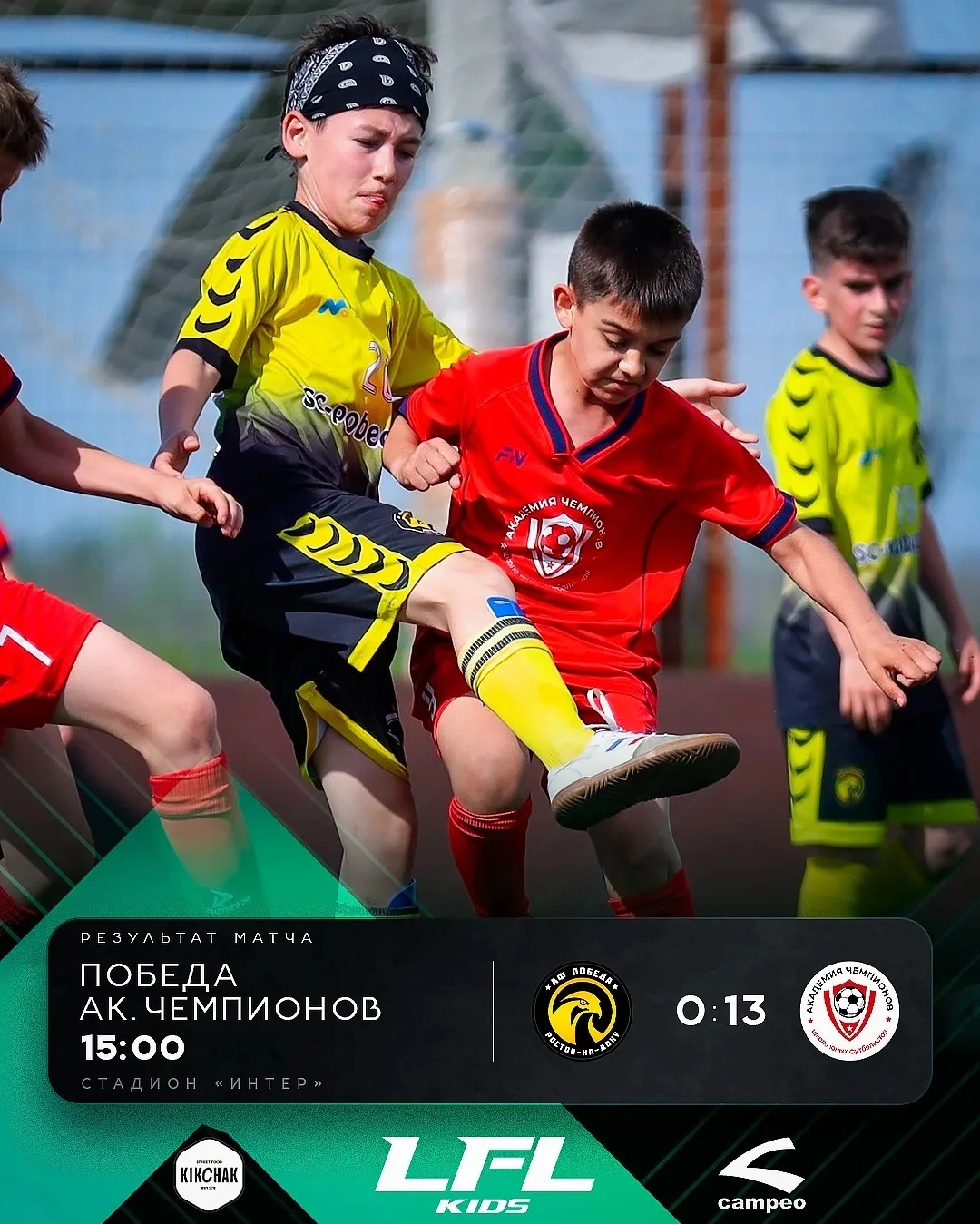 Результаты игрового дня в LFL Kids! 🏆⚽️