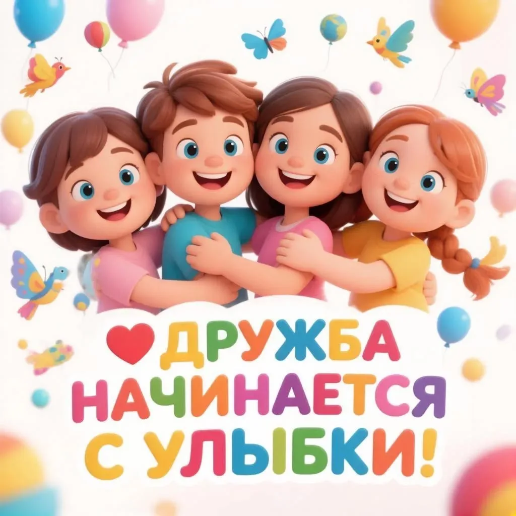 🤝 Сегодня отмечается Международный день дружбы!

Дружба начинается с улыбки, доброго слова и желани