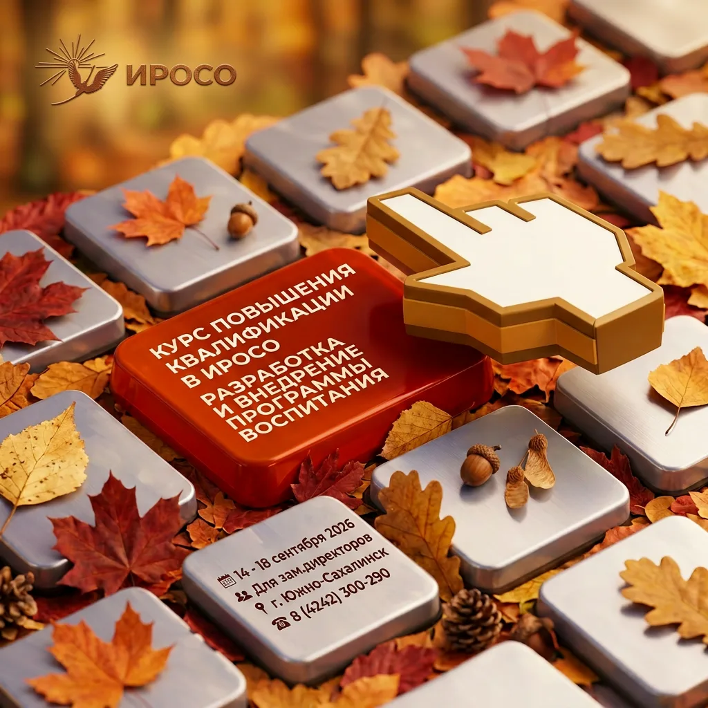 📚 Повышение квалификации в ИРОСО: строим систему воспитания грамотно