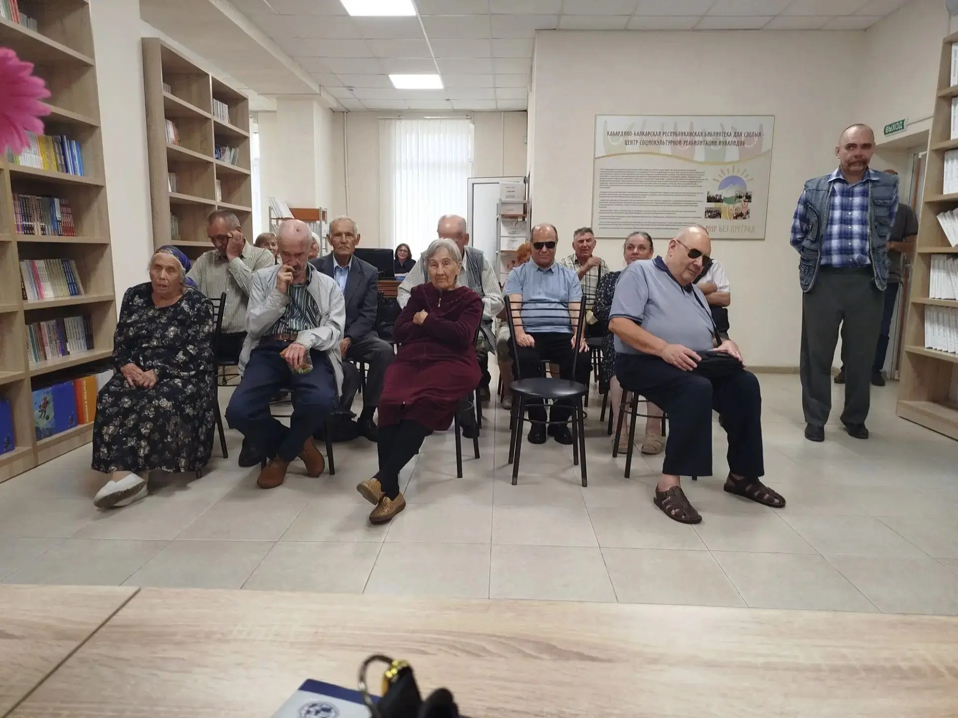 Встреча с интересными лекторами в Республиканской библиотеке для слепых!
✨ В рамках культурного меро