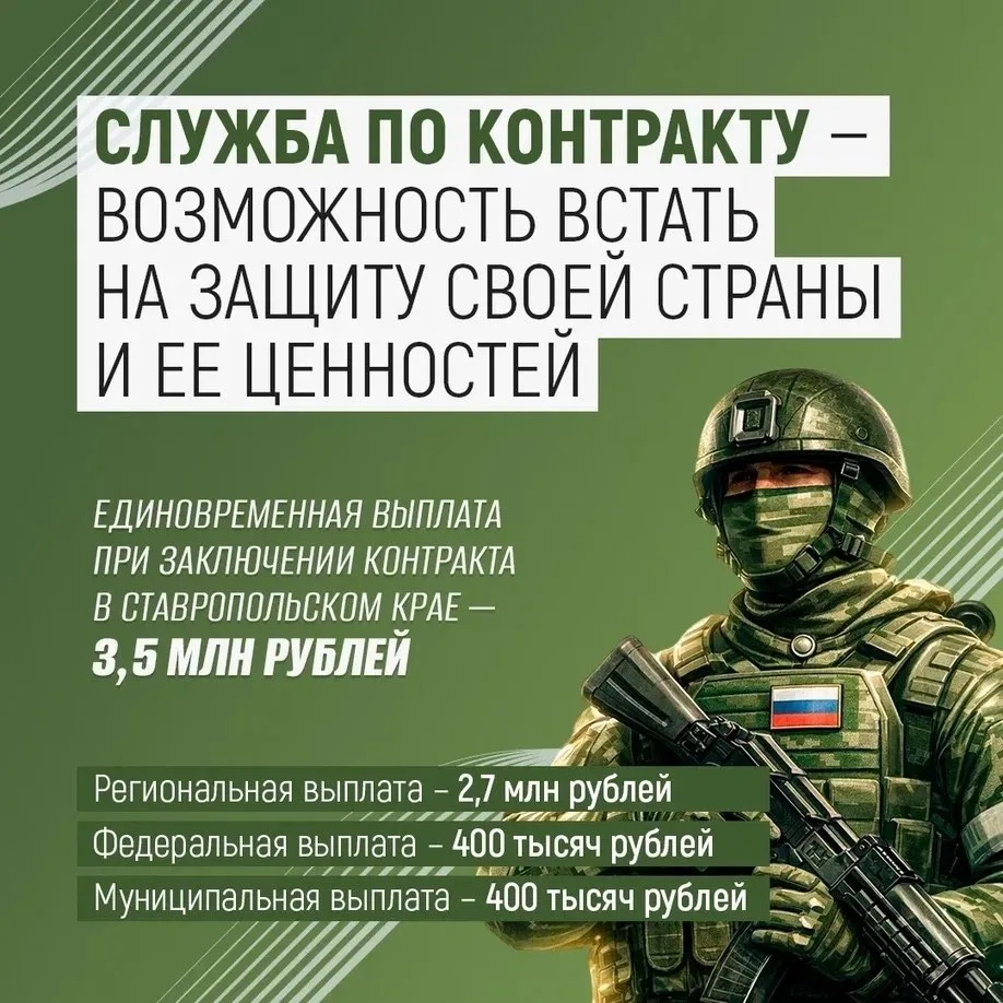 Служба по контракту — дело для настоящих патриотов🇷🇺