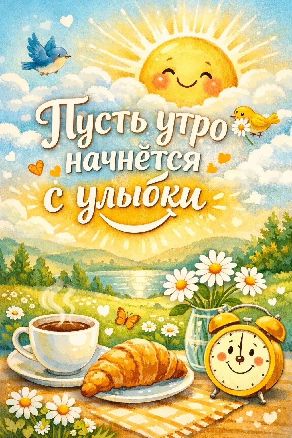 🥰 Оставляйте реакции, если понравилась открытка и делитесь с близкими ❤