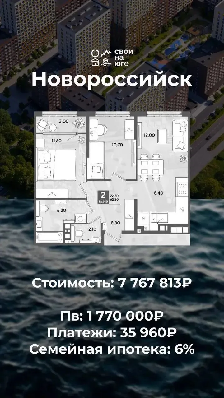 Квартиры в Новороссийске 🏢