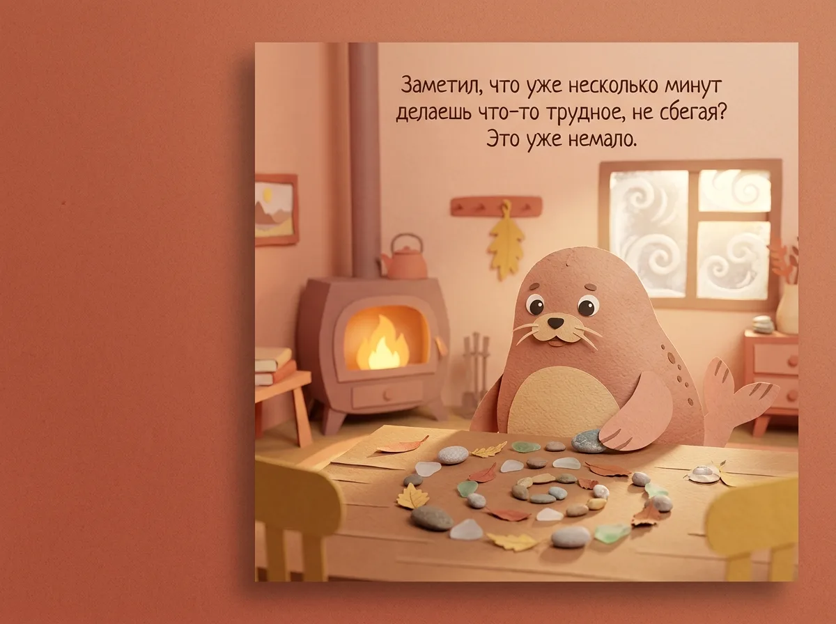 Смелость не всегда выглядит как прыжок в ледяную воду. Иногда это просто не отдернуть р...