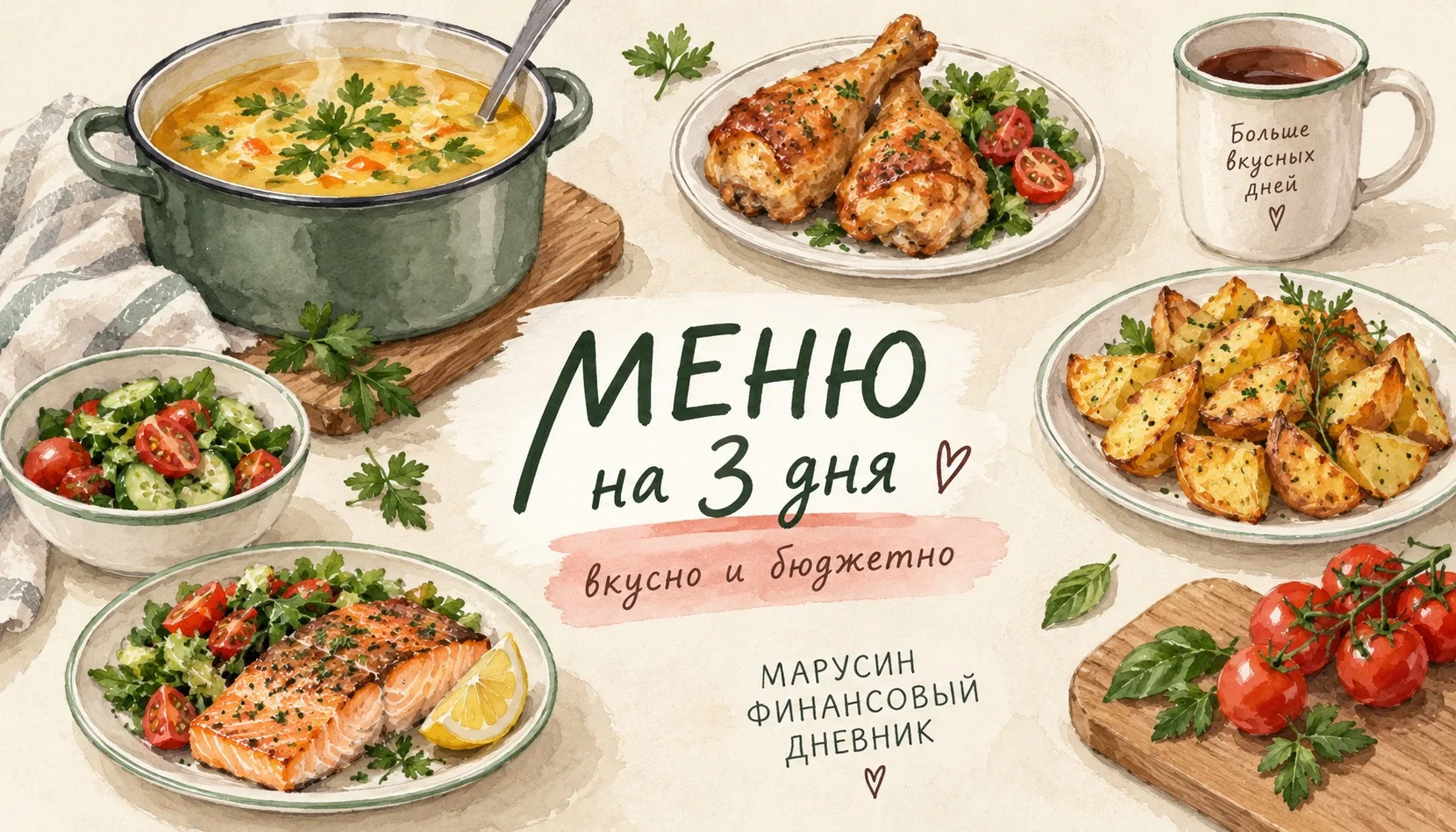 ТАКС, А ЧТО ЕСЛИ НА НЕДЕЛЬКУ ПРИКРУТИТЬ ПРОДУКТОВЫЙ БЮДЖЕТ? 🍅