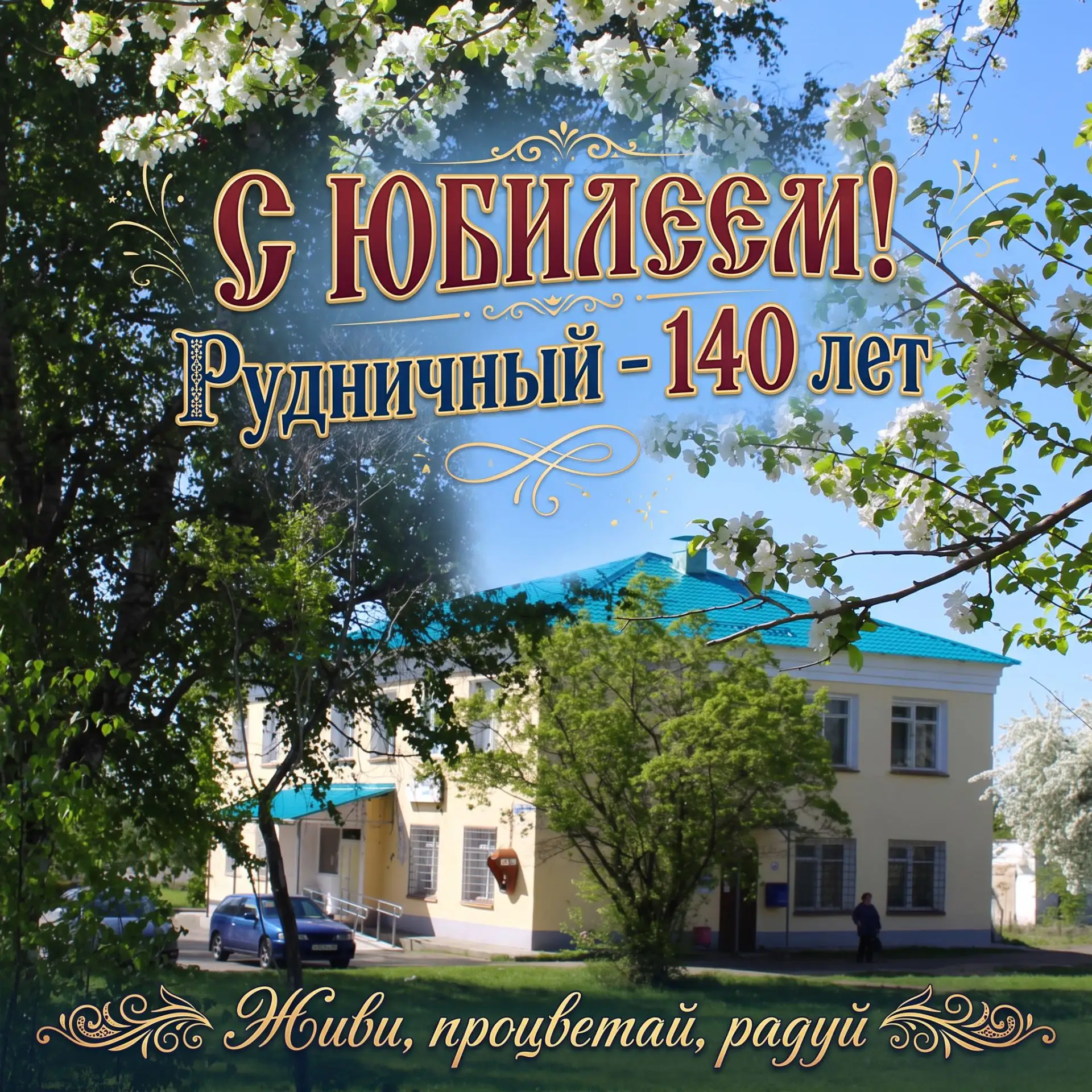 Жители Рудничного, с юбилеем! 🎉