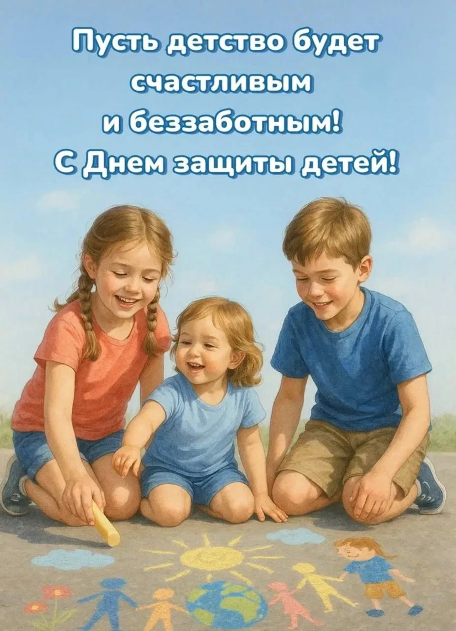 🎈 1 июня — День защиты детей.
