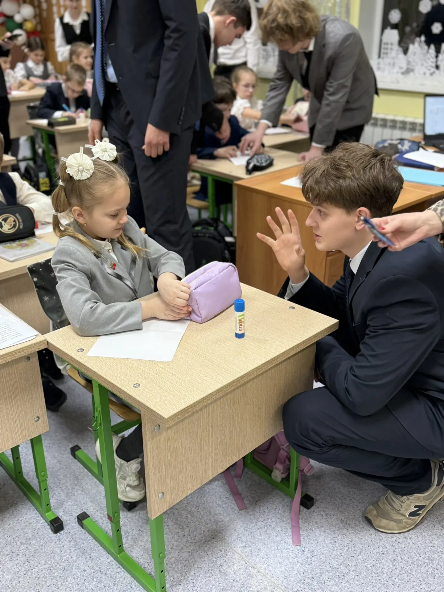📝Настоящая магия Нового года — в умении дарить тепло тем, кто в этом особенно нуждается.   Ученики 1
