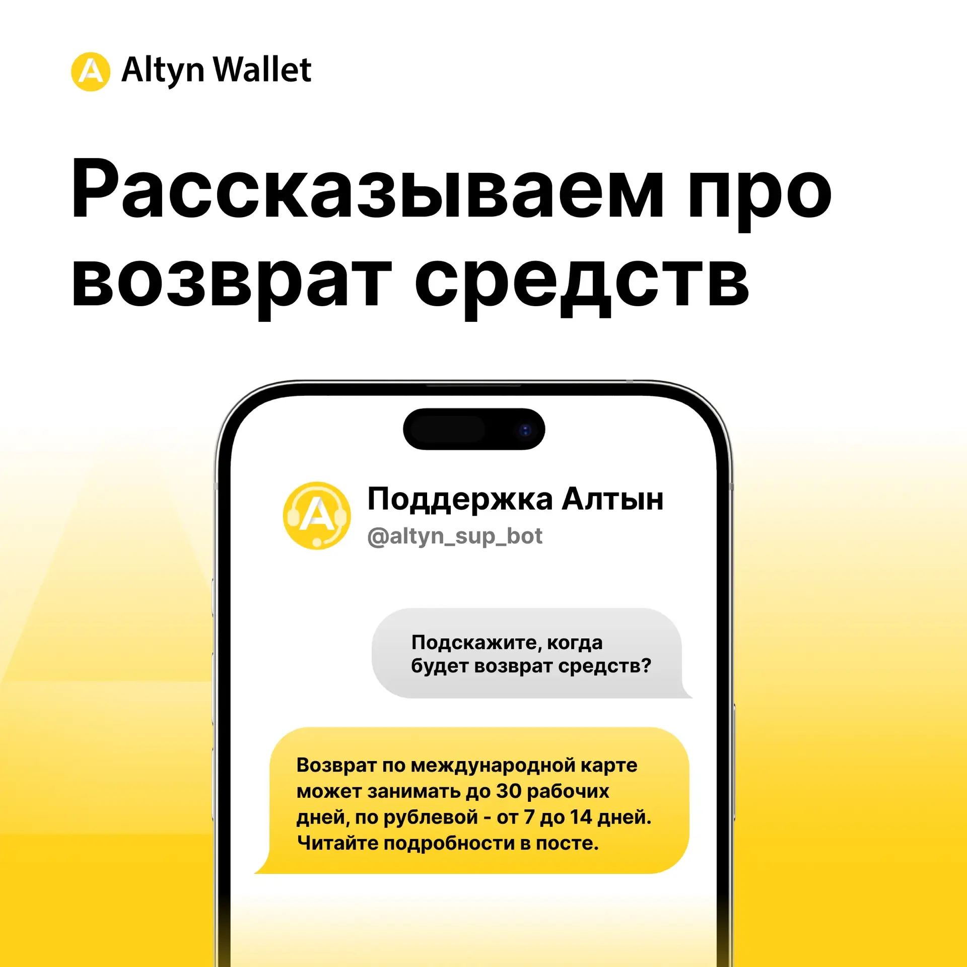 Почему возврат денежных средств занимает время?