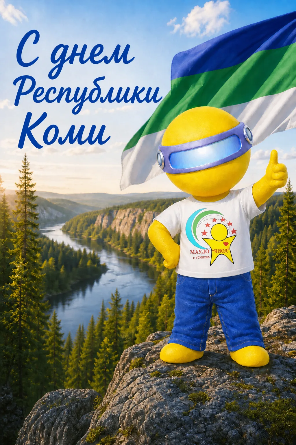 💚💙🤍 С Днём Республики Коми! 🤍💙💚