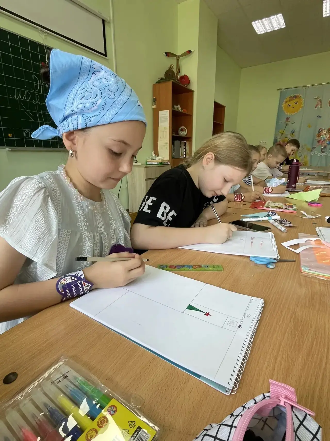 Во всех группах летней тематической площадки «Планета детства» прошли мастер-классы, посвященные пра