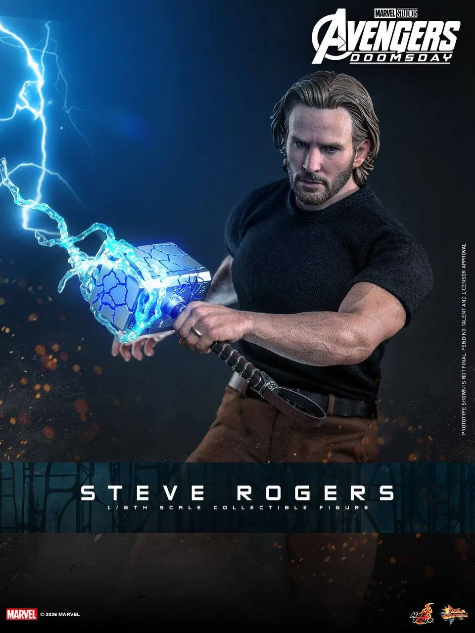 🫡ШИКАРЕН: фигурка Капитана Америка от Hot Toys по фильму «Мстители: Судный день»!