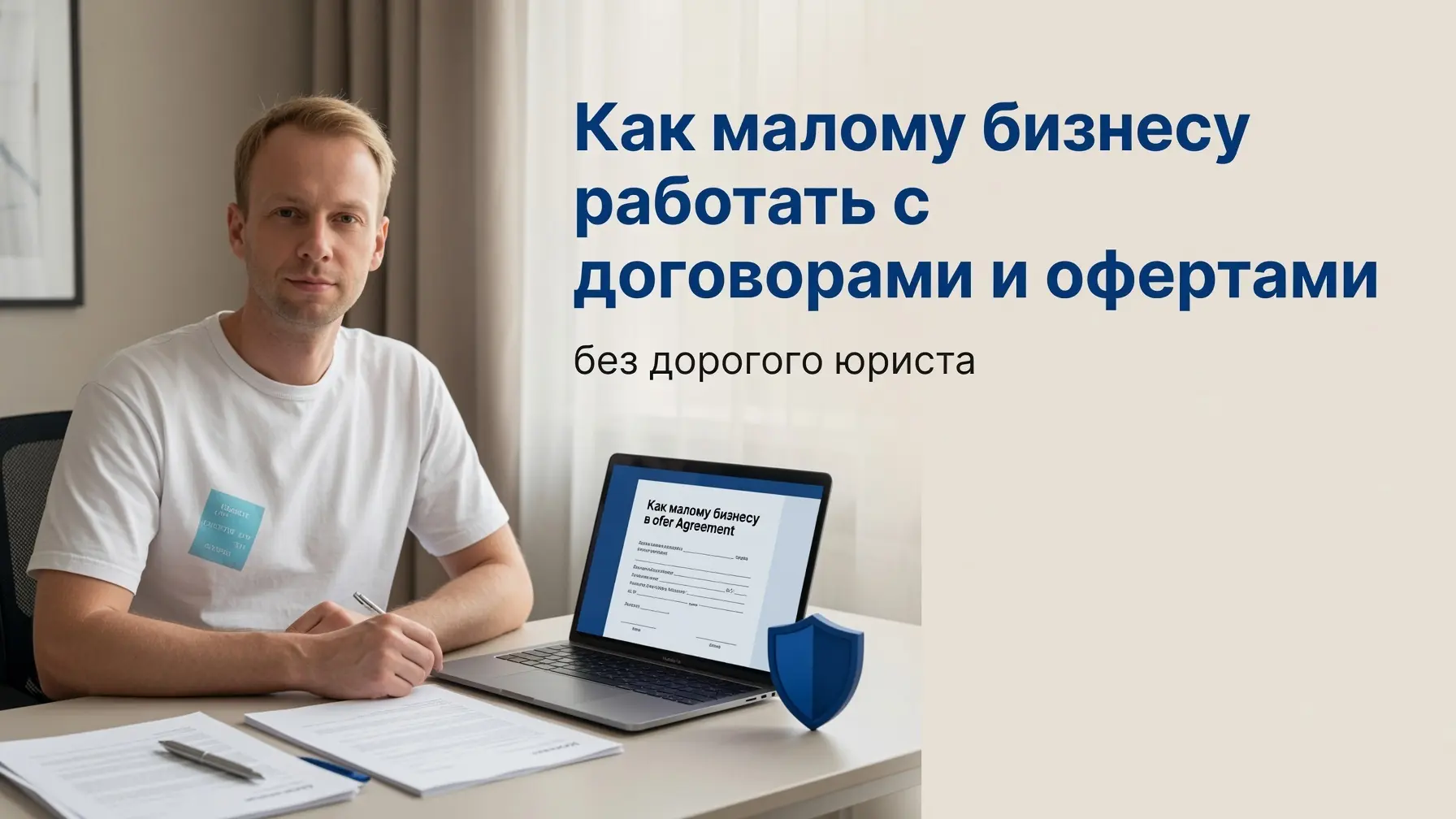 Как малому бизнесу работать с договорами без дорогого юриста 📄