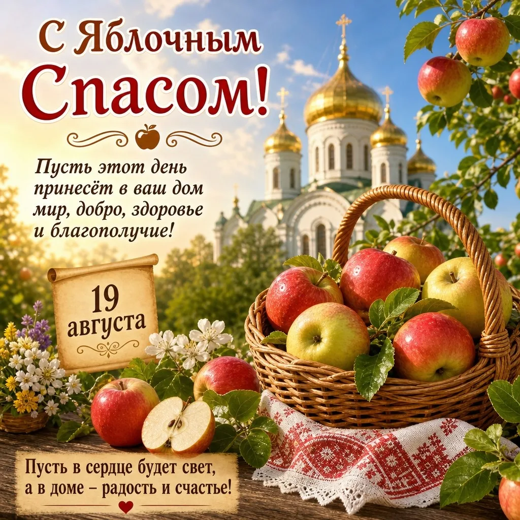 🍏✨ С Яблочным Спасом! ✨🍏