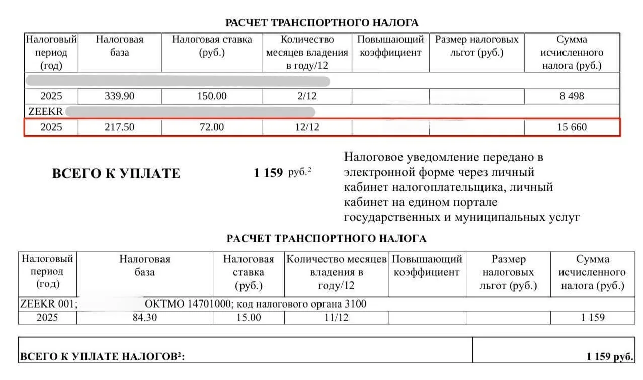 🚙 Владельцам электрокаров начали начислять транспортный налог вопреки льготам