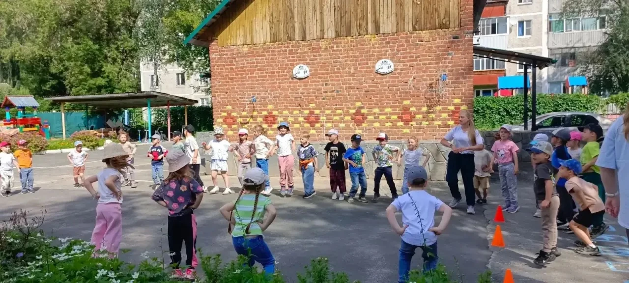 В нашем детском саду сегодня прошли весёлые старты 💪⛹