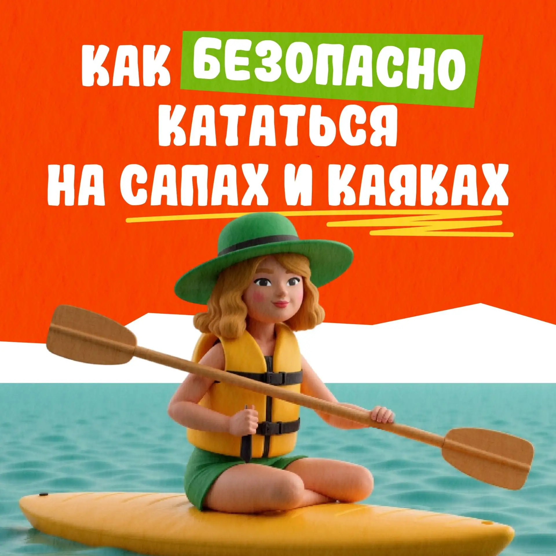 Любите кататься на сапах/каяках?
МЧС напоминают о правилах безопасности при катании на сап-бордах:

