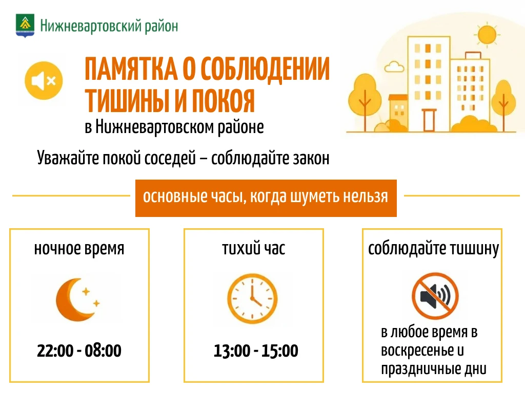 Тишина — это забота о соседях