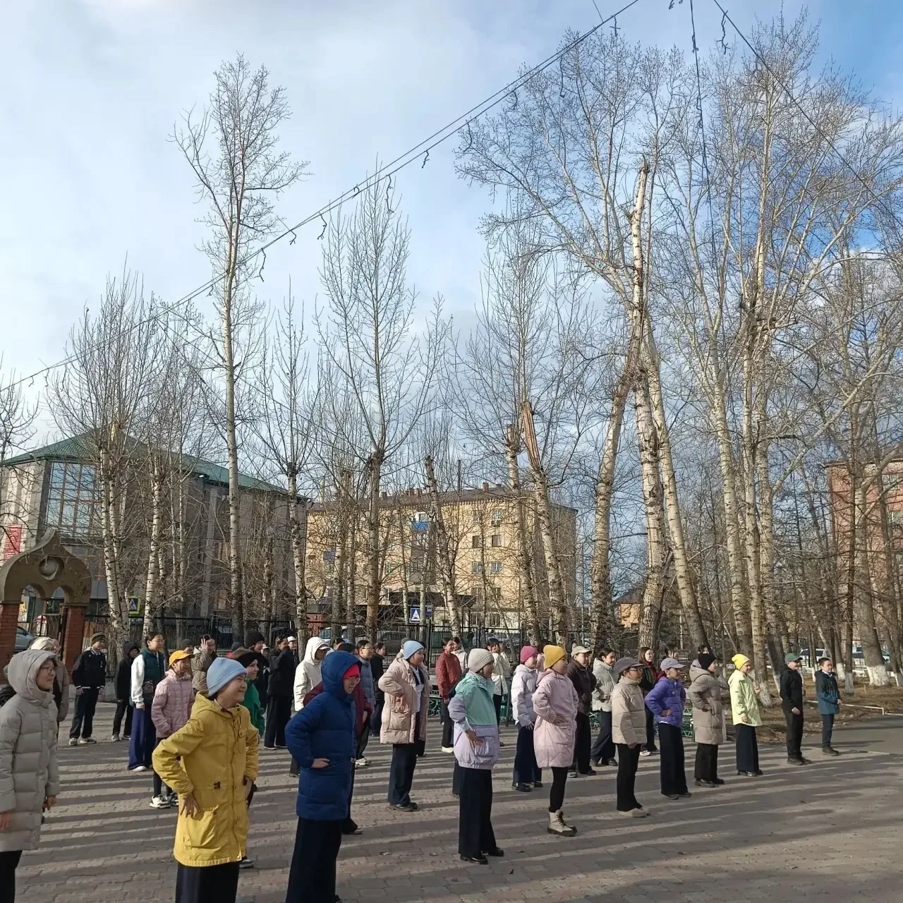 🏃‍♂️ 7 апреля. Бодрое утро лицея: Всемирный день здоровья встретили всем составом!  7 апреля утро в 