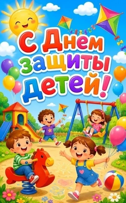 👫Сегодня в детском саду прошло мероприятие, посвящённое "Дню защиты детей! " Дети читали стихи, пел