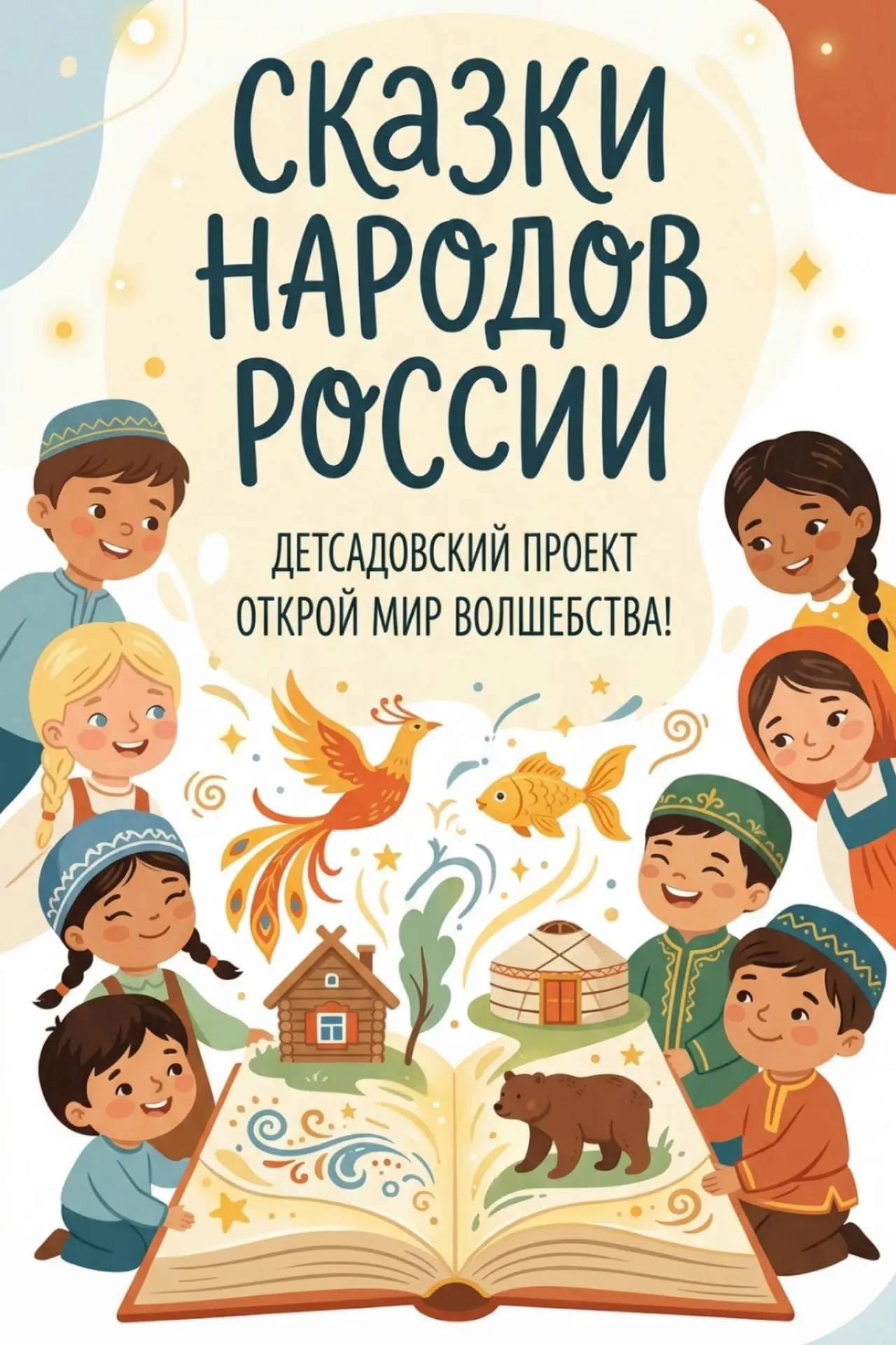 Выставка семейных работ «Сказки народов России» 📢