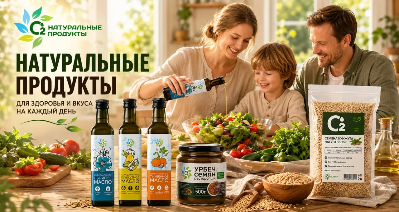 🌿 Натуральные продукты O₂